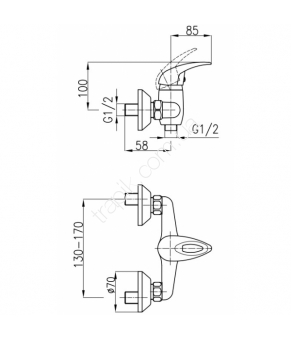 Смеситель Armatura Kroma 546-030-00