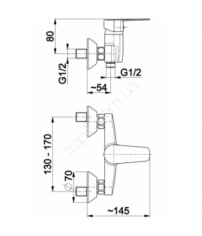 Смеситель Armatura Sofit 5116-010-00