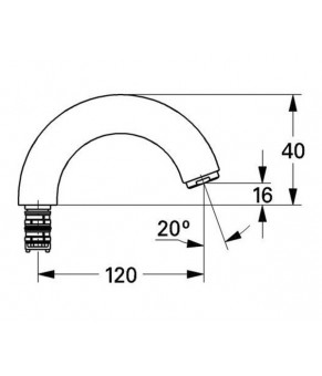 Излив Grohe 13014000