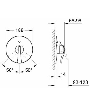 Смеситель Grohe ECTOS 19547IP0