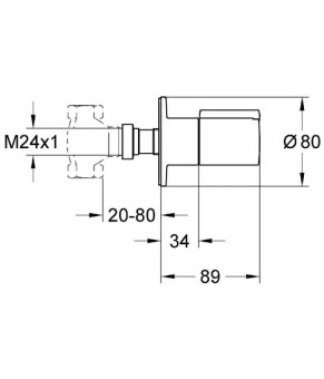 Смеситель Grohe Tenso 19801000