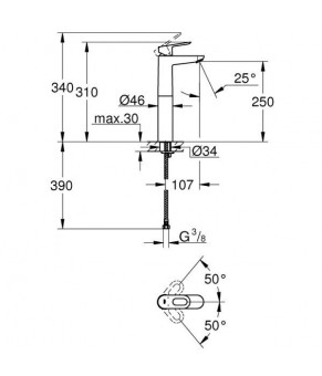 Смеситель Grohe BauLoop 23764000