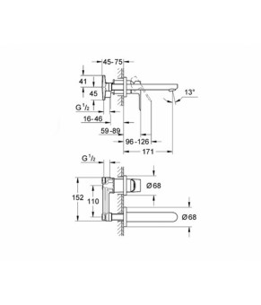 Смеситель Grohe BauLoop 20289000