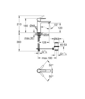 Смеситель Grohe Lineare New 32114001
