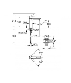 Смеситель Grohe Lineare New 23106001
