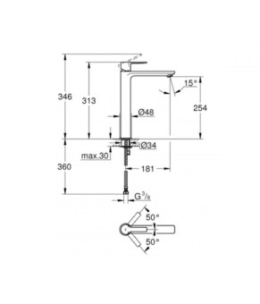 Смеситель Grohe Lineare New 23405001