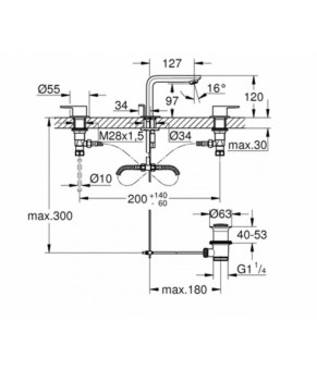 Смеситель Grohe Lineare New 20304001