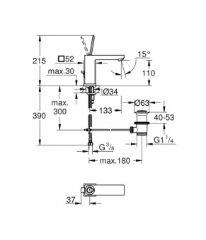 Смеситель Grohe Eurocube Joy 23657000