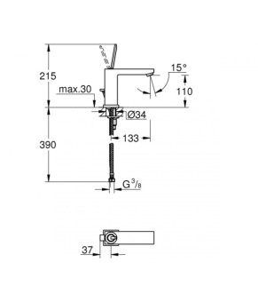 Смеситель Grohe Eurocube Joy 23658000
