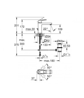 Смеситель Grohe Eurocube 23445000