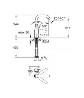 Смеситель Grohe Essence 23541001