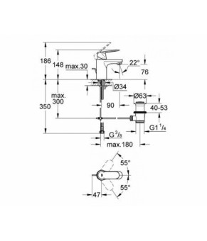 Смеситель Grohe Eurosmart 3282500E