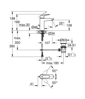 Смеситель Grohe BauEdge 23758000