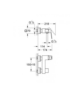 Смеситель Grohe Eurocube 23145000