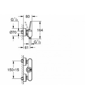 Смеситель Grohe EURODISC JOY 23430LS0