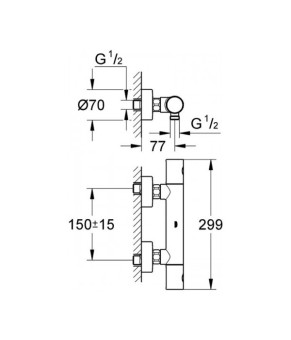 Смеситель Grohe Cosmopolitan M 34065002