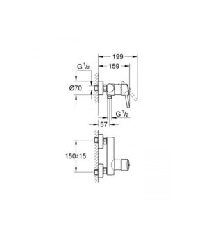 Смеситель Grohe Concetto New 32210001