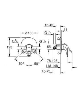 Смеситель Grohe Eurostyle 33635003