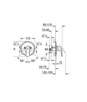 Смеситель Grohe Eurosmart 32880000