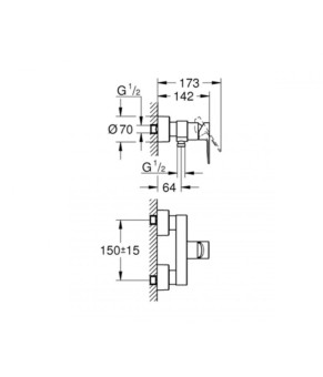 Смеситель Grohe Lineare New 33865001