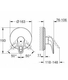  Смеситель Grohe EUROSTYLE 19507LS3