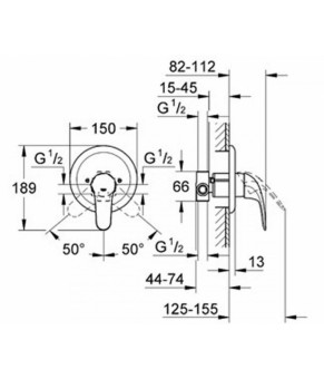 Смеситель Grohe Euroeco 32742000