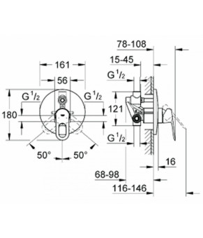Смеситель Grohe BauLoop 29081000