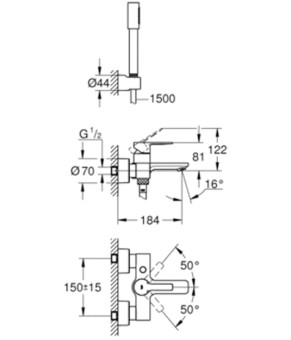 Смеситель Grohe Lineare New 33850001