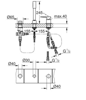 Смеситель Grohe Lineare New 19965001