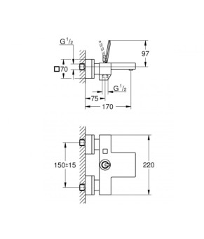 Смеситель Grohe Eurocube Joy 23666000