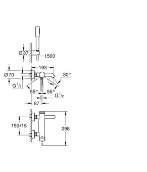 Смеситель Grohe Essence 33628001
