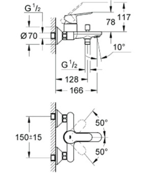 Смеситель Grohe BauEdge 23334000