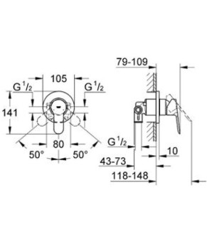 Смеситель Grohe BauEdge 29040000