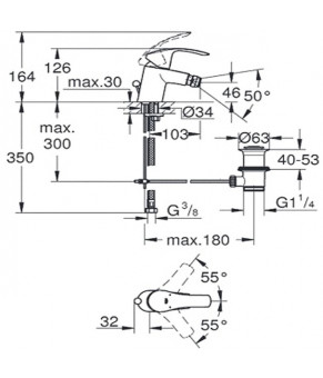Смеситель Grohe Eurosmart 32929002