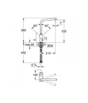 Смеситель Grohe Minta 31375000
