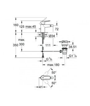 Смеситель Grohe BauEdge 23331000