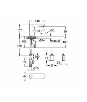 Смеситель Grohe Euroeco 36271000