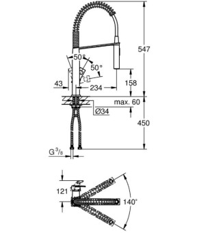 Смеситель Grohe Eurocube 31395000