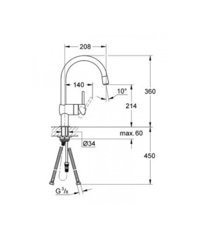 Смеситель Grohe Minta 32918000