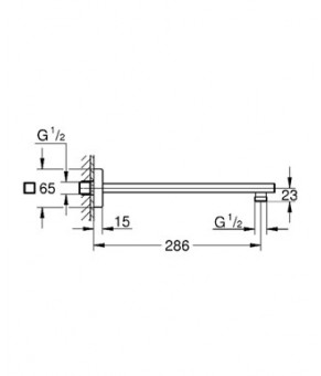 Душевой кронштейн GROHE RAINSHOWER 27709000