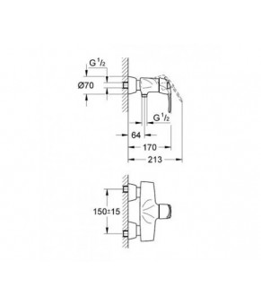 Смеситель GROHE CHIARA NEW 32307000