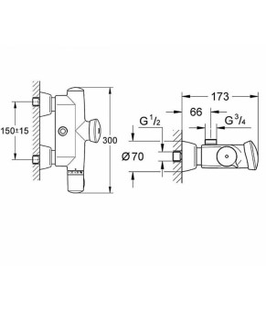 Смеситель GROHE EURODISC SE 36244000