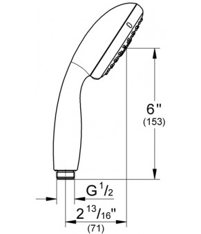 Ручной душ Grohe Tempesta 28419001