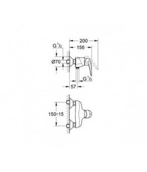 Смеситель GROHE EURODISC New  33569001