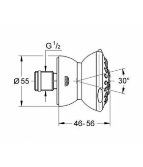 Боковая форсунка GROHE MOVARIO 28517000