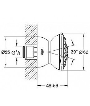 Боковая форсунка Grohe Movario 28514000