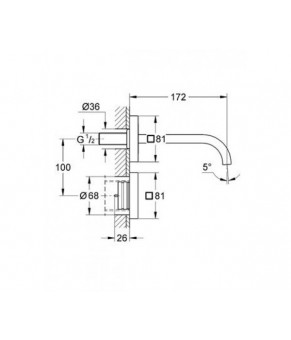 Смеситель Grohe Allure E 36235000