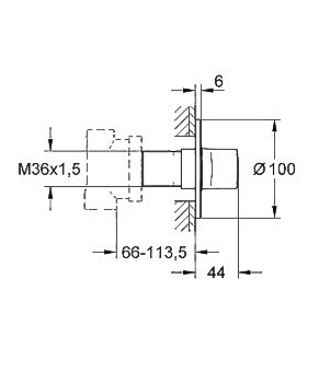 Переключатель GROHE ONDUS 19448000