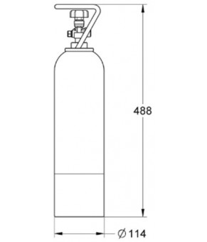 Баллон с углекислым газом GROHE BLUE 40423000