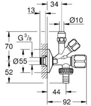 Вентиль Grohe 22034000